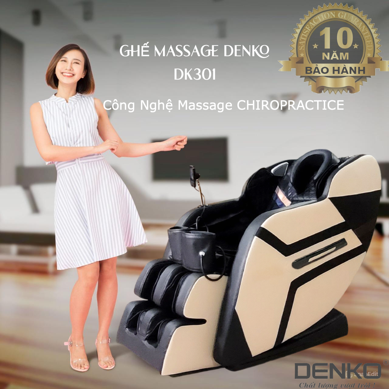 Ghế massage toàn thân 3D Denko DK301